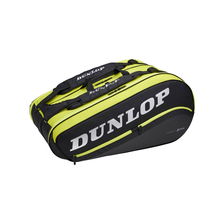 SX Performance 12 Racket Thermo Bag,Black/Yellow