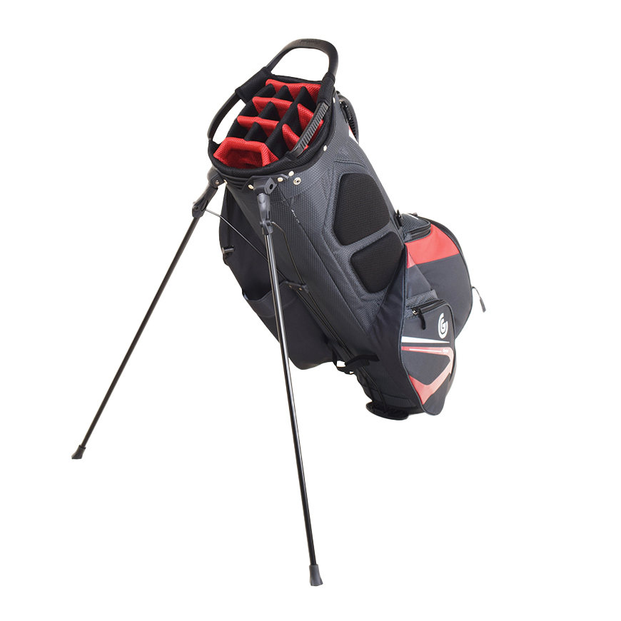 Cleveland Golf Lightweight Stand Bag,Red/Charcoal image number null