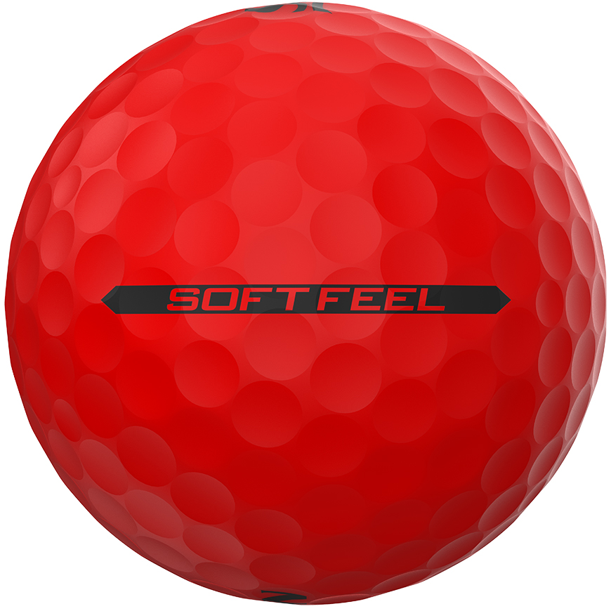 SOFT FEEL BRITE Golf Balls,Brite Red image number null