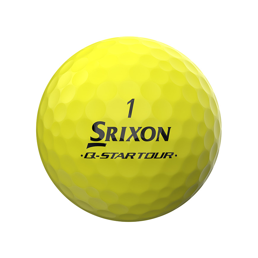 Q-STAR TOUR DIVIDE Golf Balls,Yellow/Blue image number null