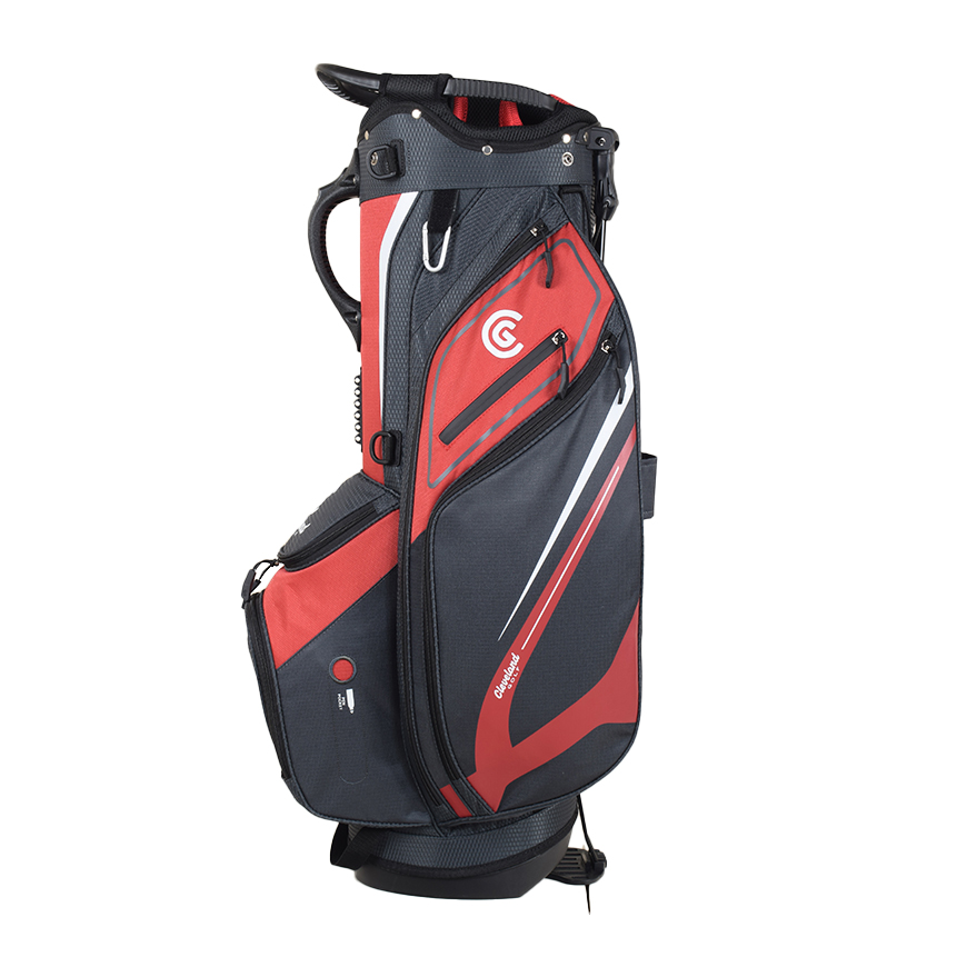 Cleveland Golf Lightweight Stand Bag,Red/Charcoal image number null