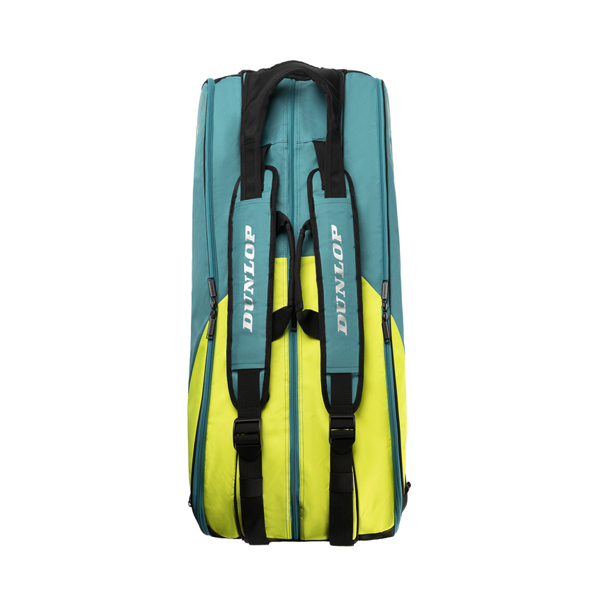 SX Performance 12 Racket Thermo Bag,Black/Yellow/Teal image number null