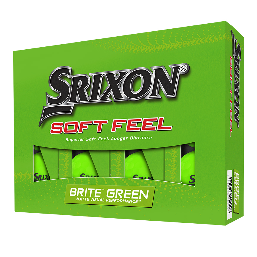 SOFT FEEL BRITE Golf Balls,Brite Green