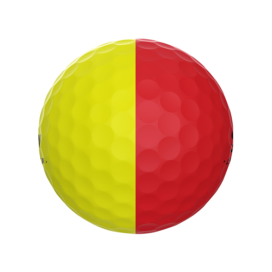 Q-STAR TOUR DIVIDE Golf Balls,Yellow/Red image number null