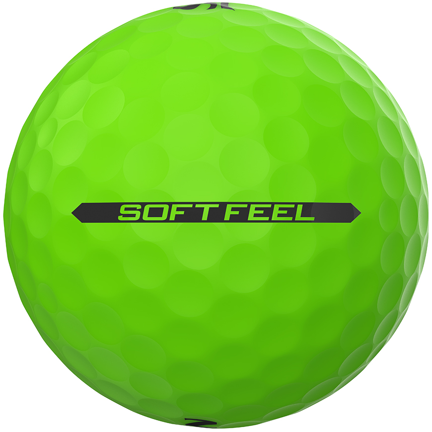 SOFT FEEL BRITE Golf Balls,Brite Green image number null